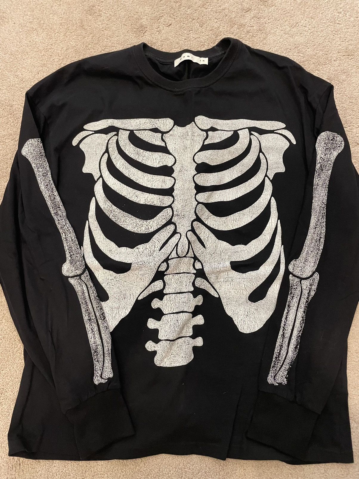 MNML MNML skeleton long sleeve tee | Grailed