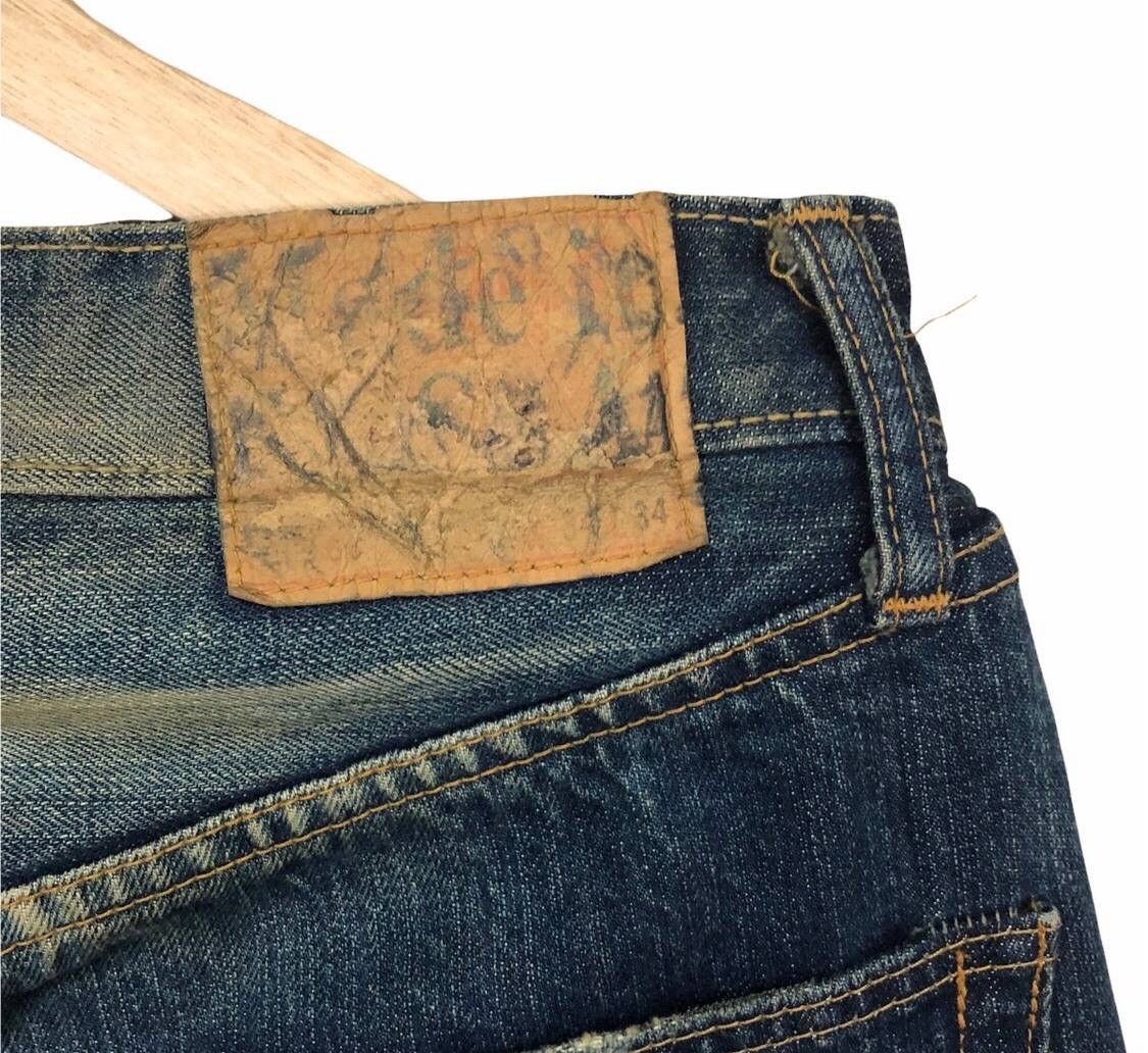 Sugar Cane Thrashed Sugar Cane Distressed Selvedge Jeans USA ERD Grunge Size US 34 / EU 50 - 5 Thumbnail