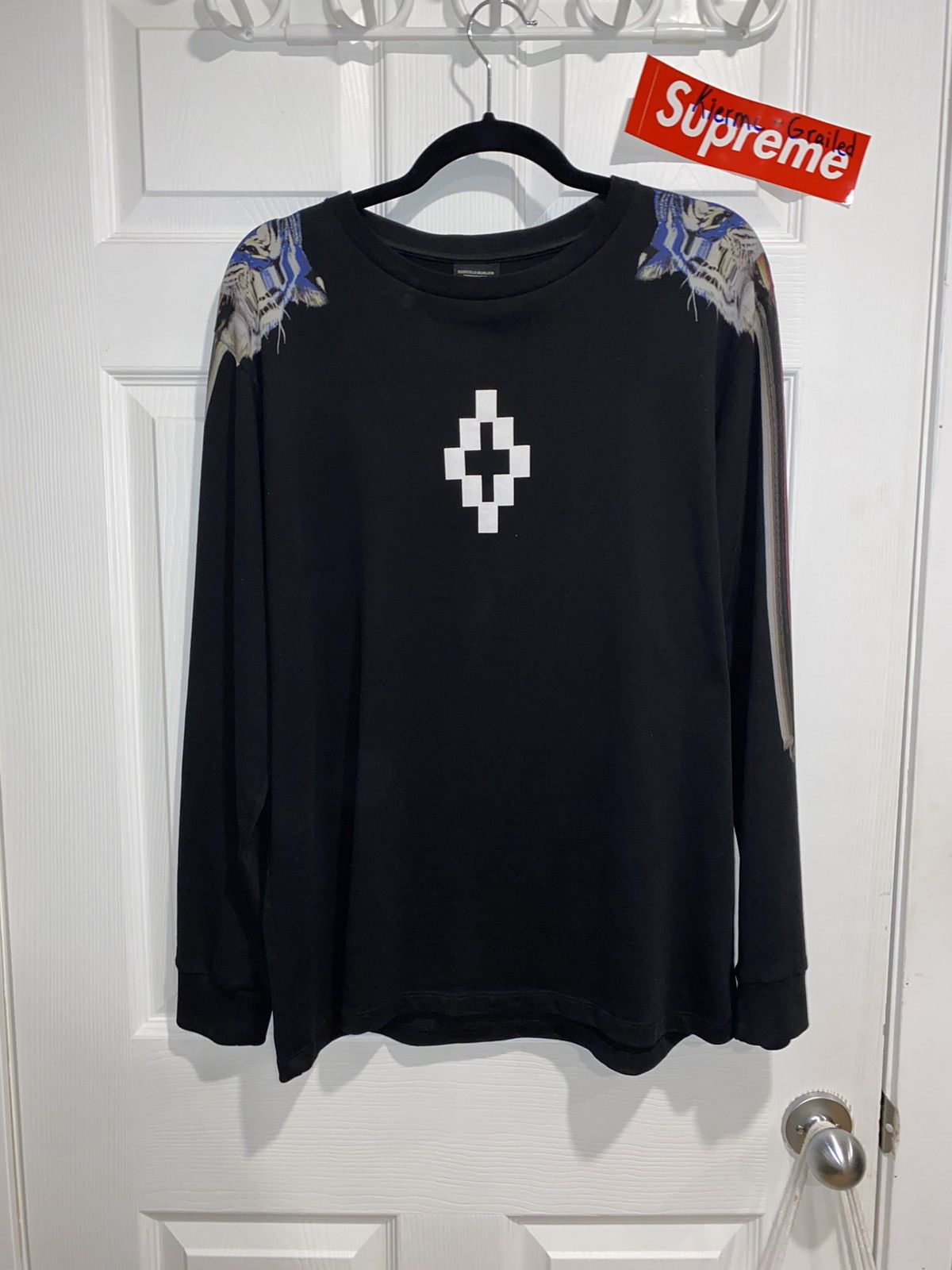 Marcelo Burlon County of Milan Tiger Sleeve Tee (oversized)