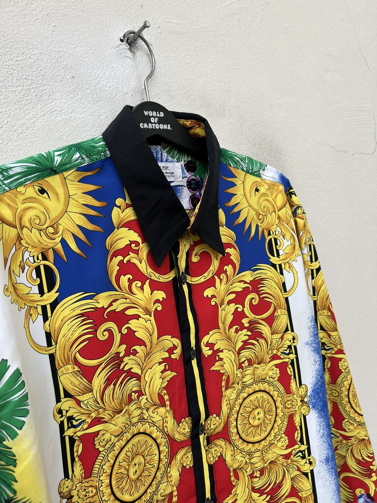 Vintage Vintage 90s RORE POP Japan Miami Baroque Shirt Size US L / EU 52-54 / 3 - 10 Thumbnail