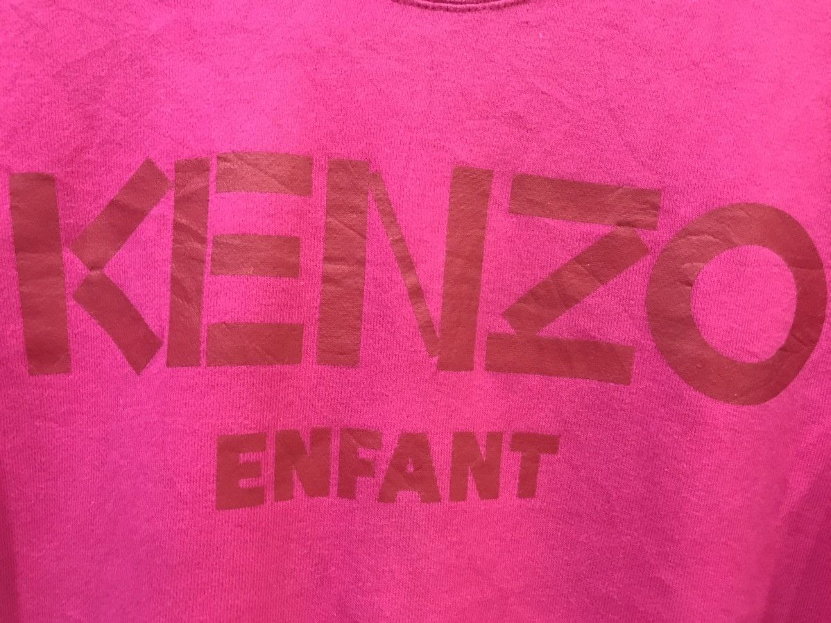 Japanese Brand × Kenzo × Vintage Vintage KENZO Enfant Big Logo Sweatshirt Size US S / EU 44-46 / 1 - 2 Thumbnail
