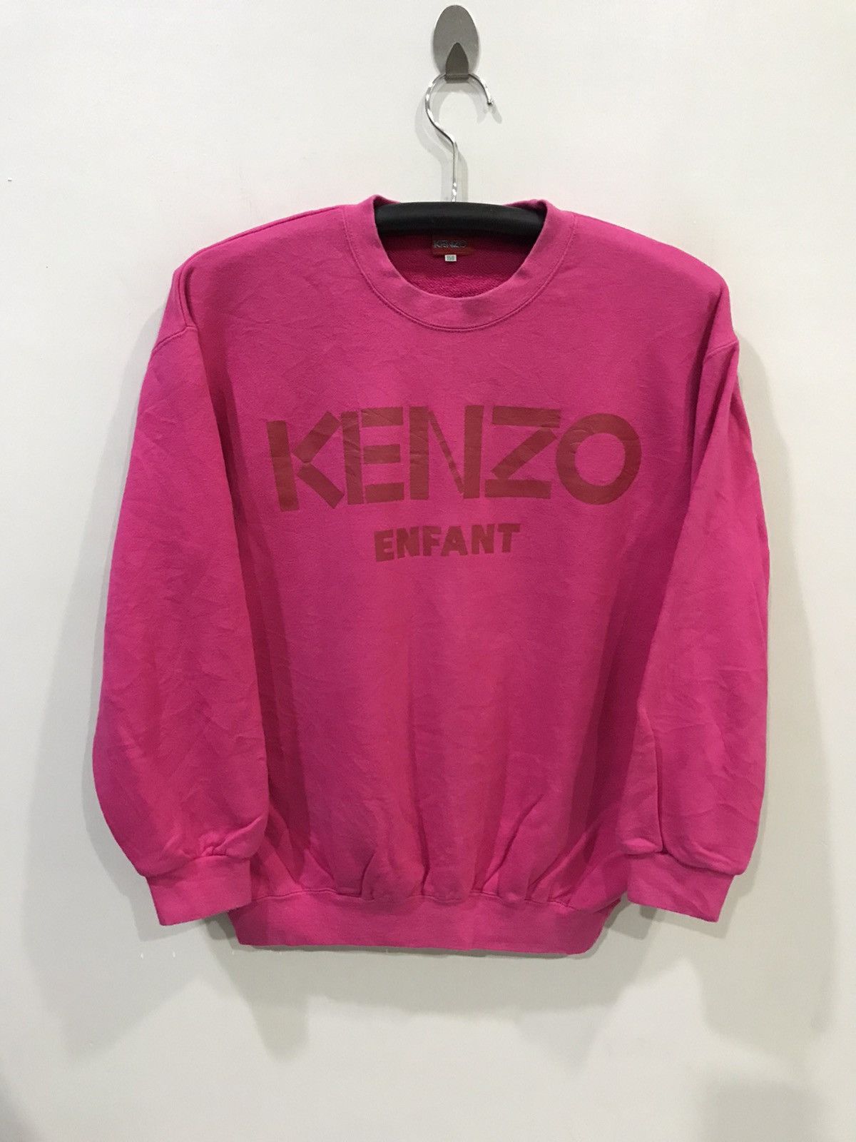 Japanese Brand × Kenzo × Vintage Vintage KENZO Enfant Big Logo Sweatshirt Size US S / EU 44-46 / 1 - 1 Thumbnail