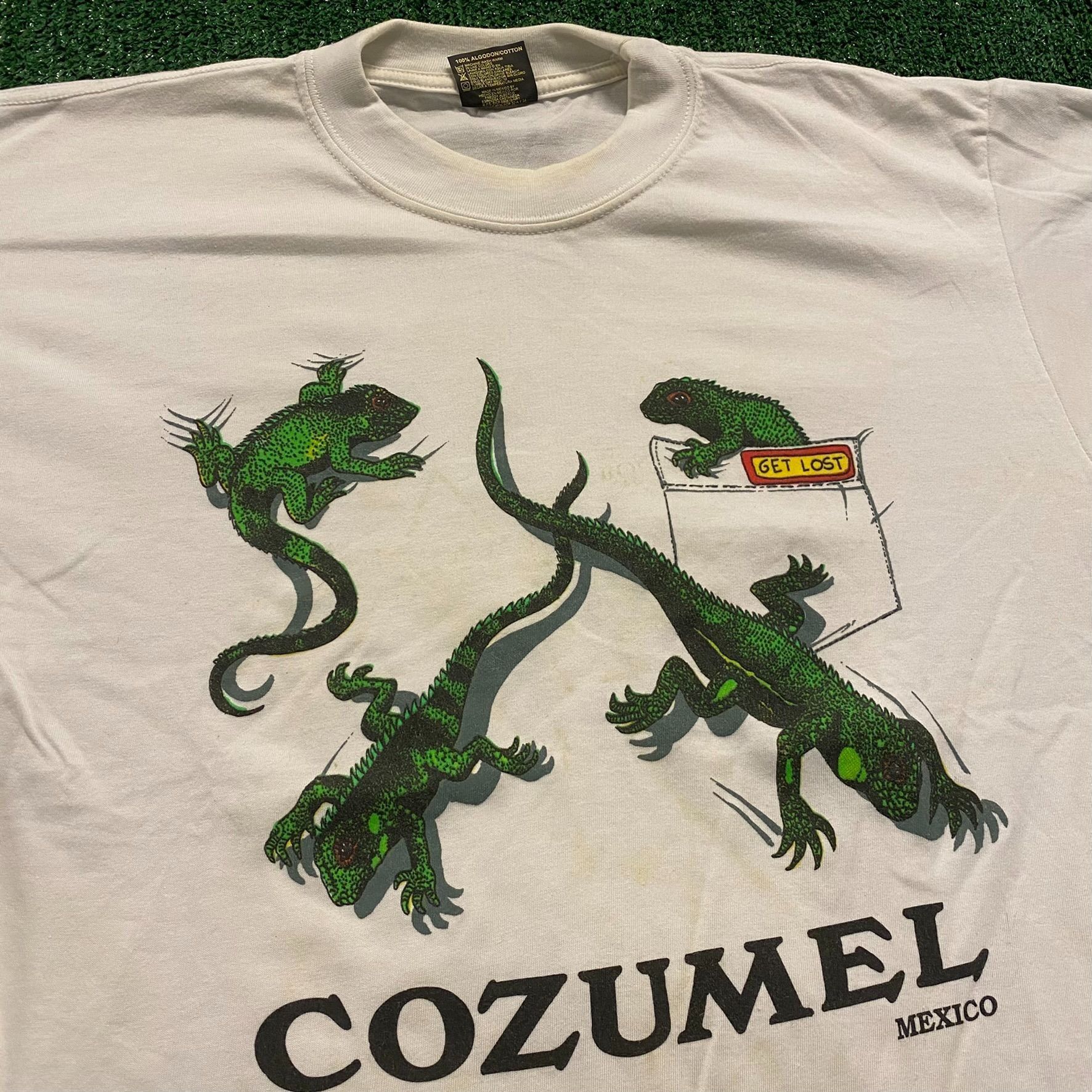 Vintage Cozumel Mexico Vintage 90s Nature T-Shirt Size US L / EU 52-54 / 3 - 2 Thumbnail