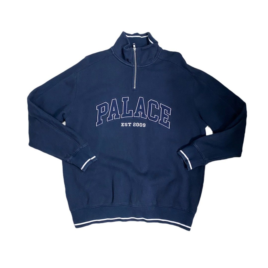 Palace Palace P-EST Zip Crew | Grailed