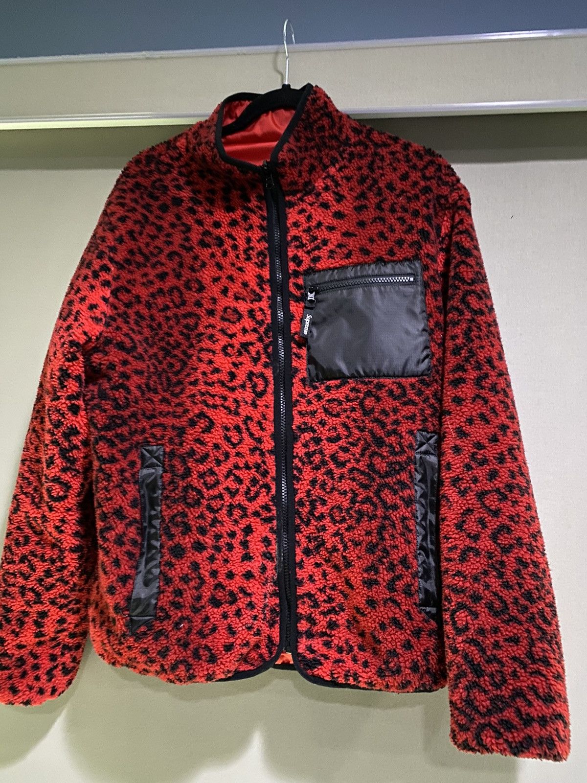 Supreme Supreme Leopard Reversible Fleece Jacket | Grailed