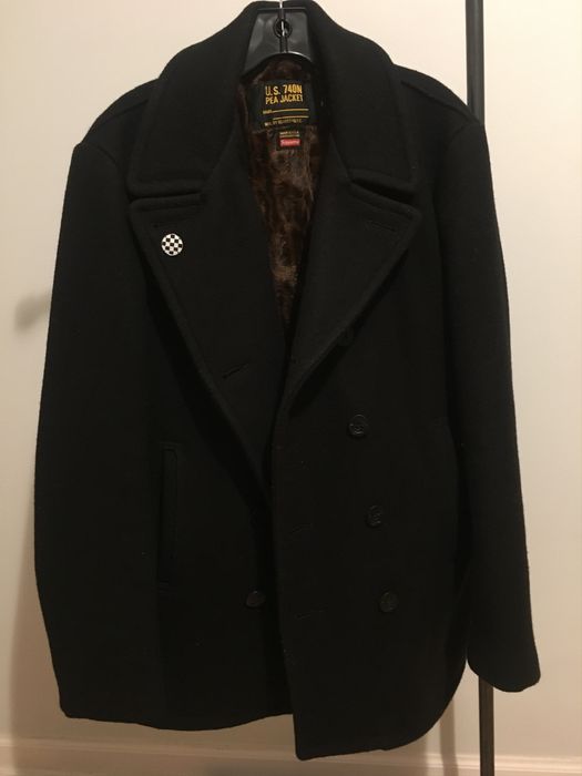 Supreme Supreme/Schott Peacoat | Grailed