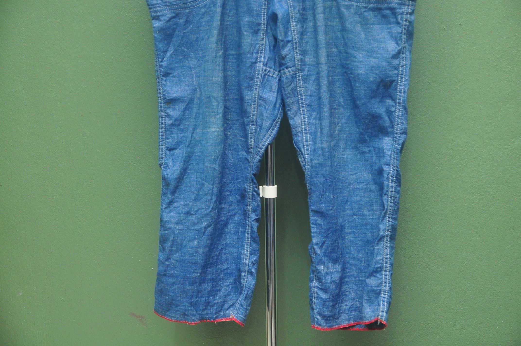 Japanese Brand × Vintage GoHemp Made In Japan Short Pant Yellow Division Co. Ltd Size US 35 - 4 Thumbnail