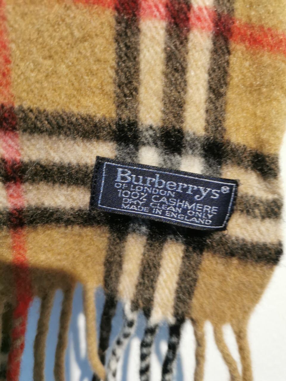 Burberry × Designer × New England Outerwear Burberrys london check wool scarf Size ONE SIZE - 8 Thumbnail