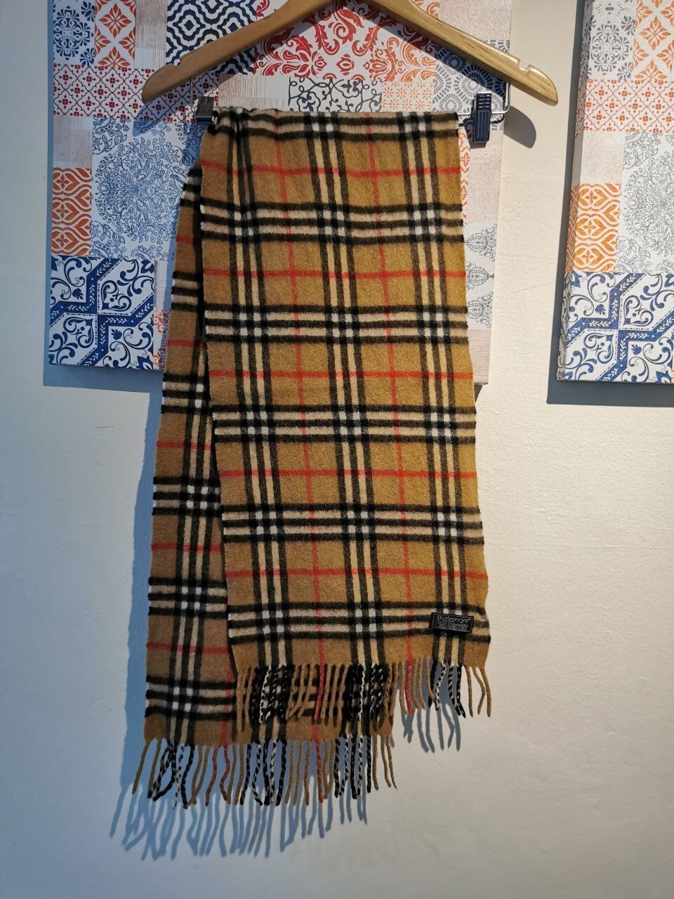 Burberry × Designer × New England Outerwear Burberrys london check wool scarf Size ONE SIZE - 5 Thumbnail