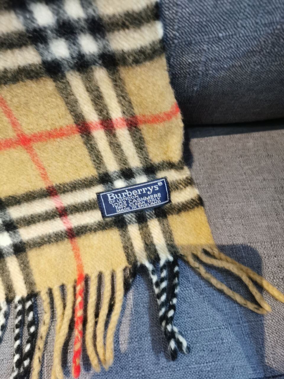 Burberry × Designer × New England Outerwear Burberrys london check wool scarf Size ONE SIZE - 6 Thumbnail