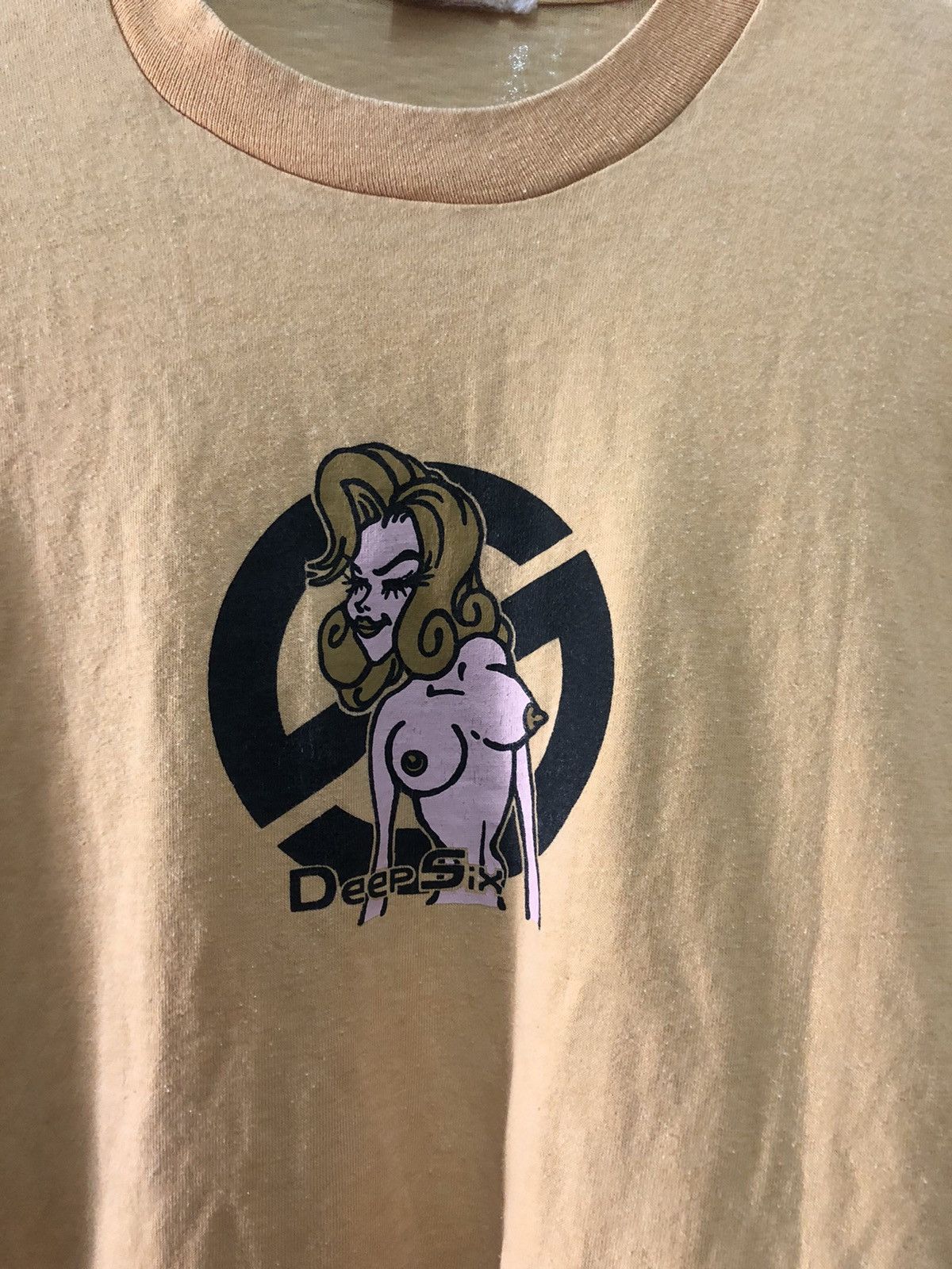 Hook-Ups Vintage 80’s Deepsix Naked Skateboard Not Hook-Ups Shirt Size US S / EU 44-46 / 1 - 6 Thumbnail