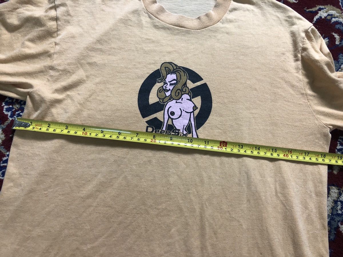 Hook-Ups Vintage 80’s Deepsix Naked Skateboard Not Hook-Ups Shirt Size US S / EU 44-46 / 1 - 13 Thumbnail