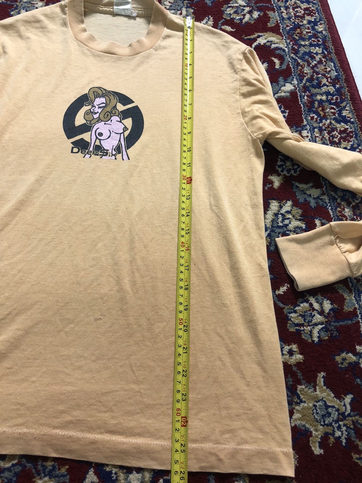 Hook-Ups Vintage 80’s Deepsix Naked Skateboard Not Hook-Ups Shirt Size US S / EU 44-46 / 1 - 12 Thumbnail