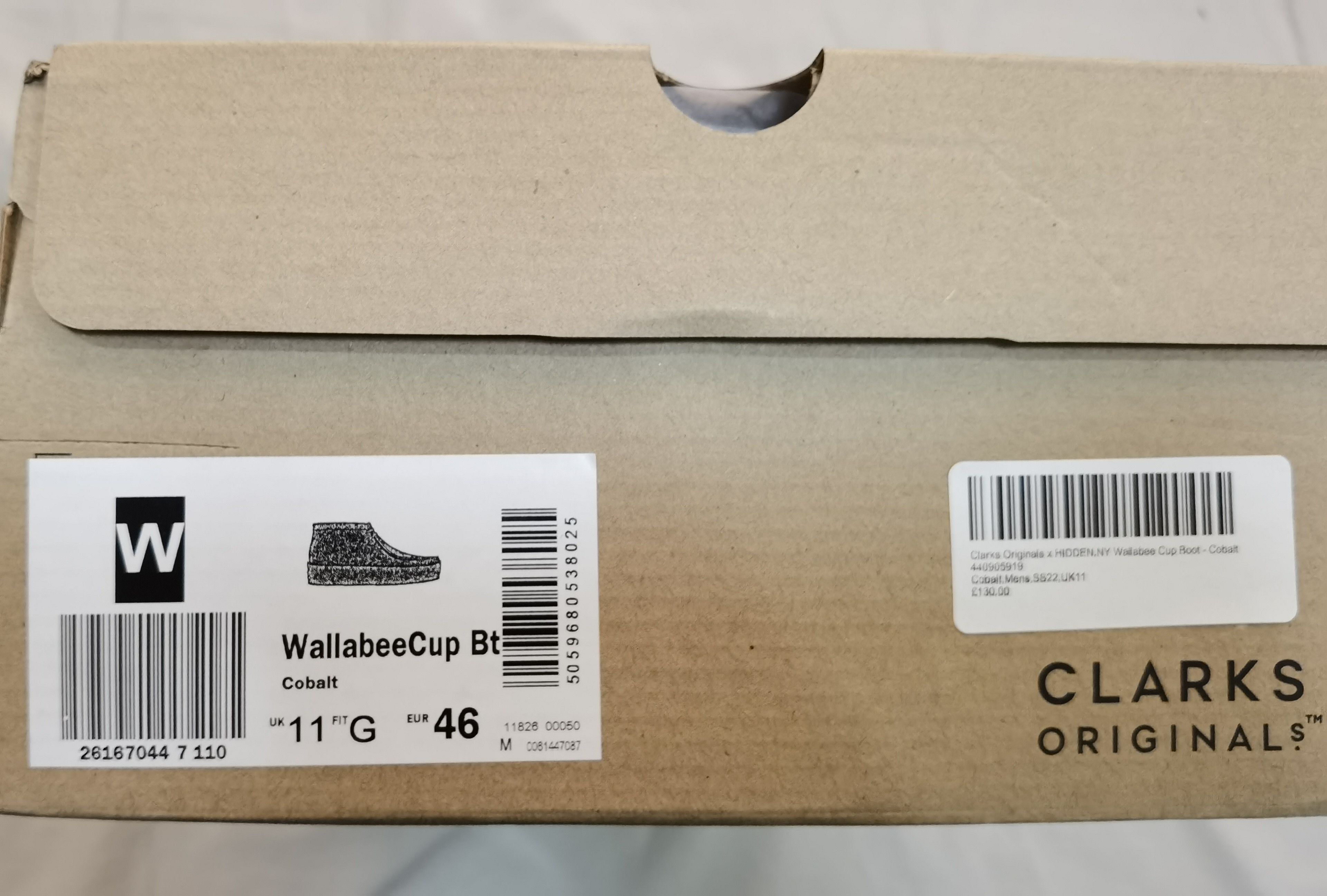 Clarks × HIDDEN Clarks x Hidden NY Wallabee Boot Cup Cobal Size US 12.5 / EU 45-46 - 9 Thumbnail
