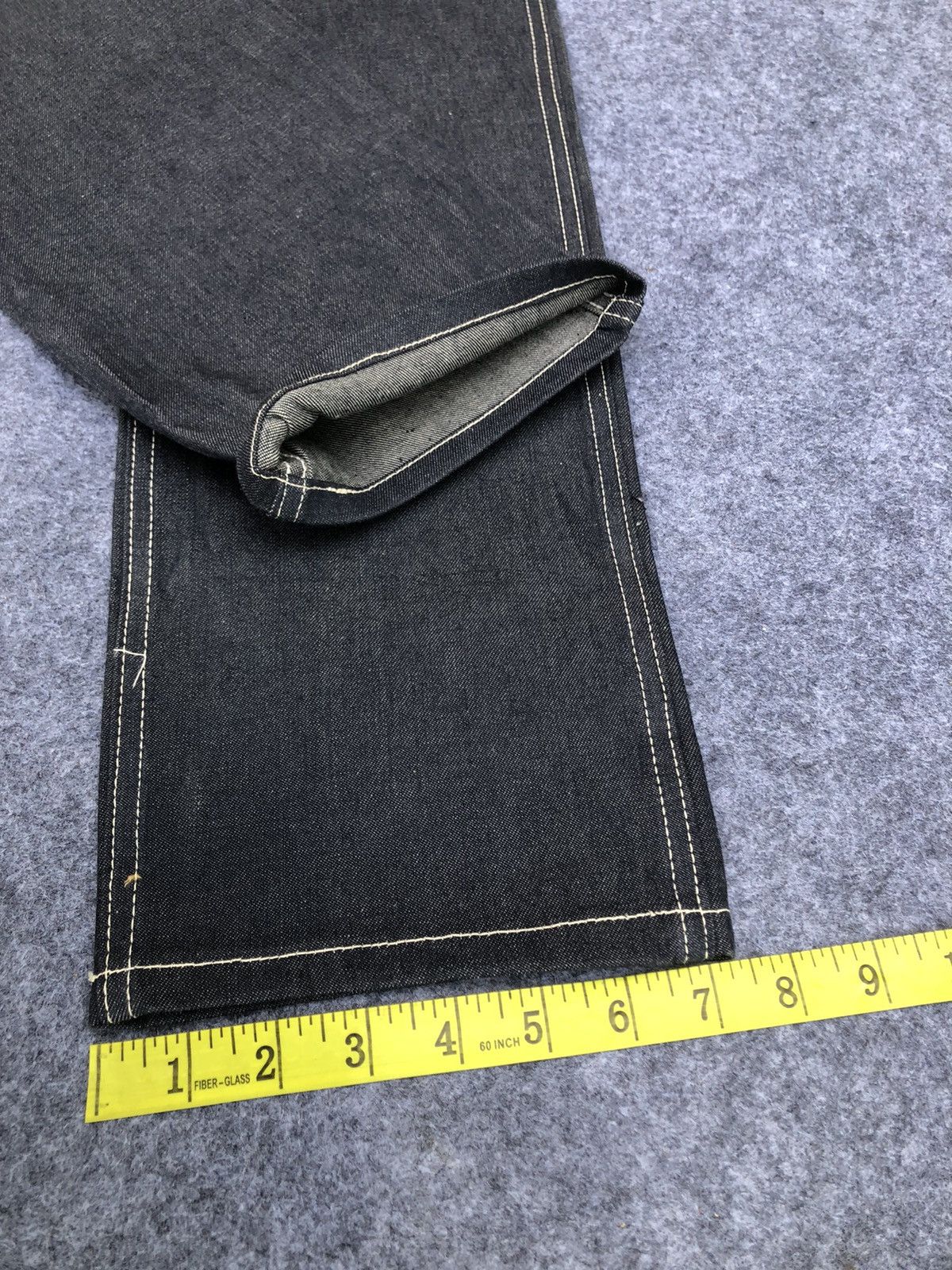 Evisu Rare‼️Vintage’80s🔥EVIS🔥Daicock Handmade Indigo Jeans Size US 27 - 6 Thumbnail