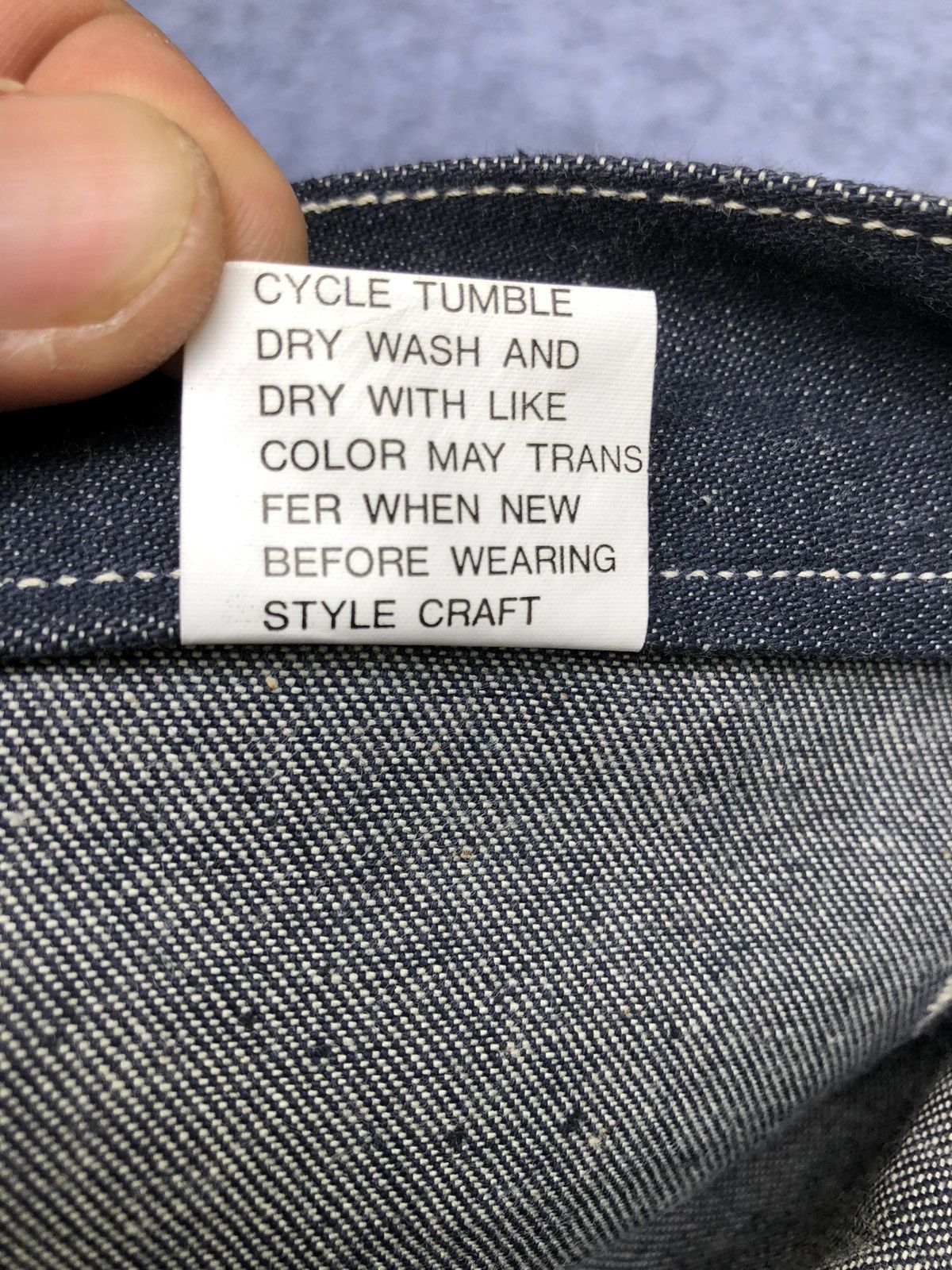 Evisu Rare‼️Vintage’80s🔥EVIS🔥Daicock Handmade Indigo Jeans Size US 27 - 11 Thumbnail