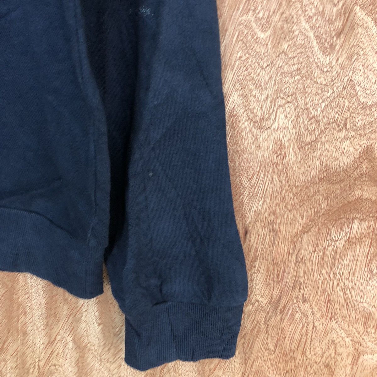 Nike Nike Dark Blue faded distressed Small Logo Sweatshirt #H320 Size US L / EU 52-54 / 3 - 4 Thumbnail