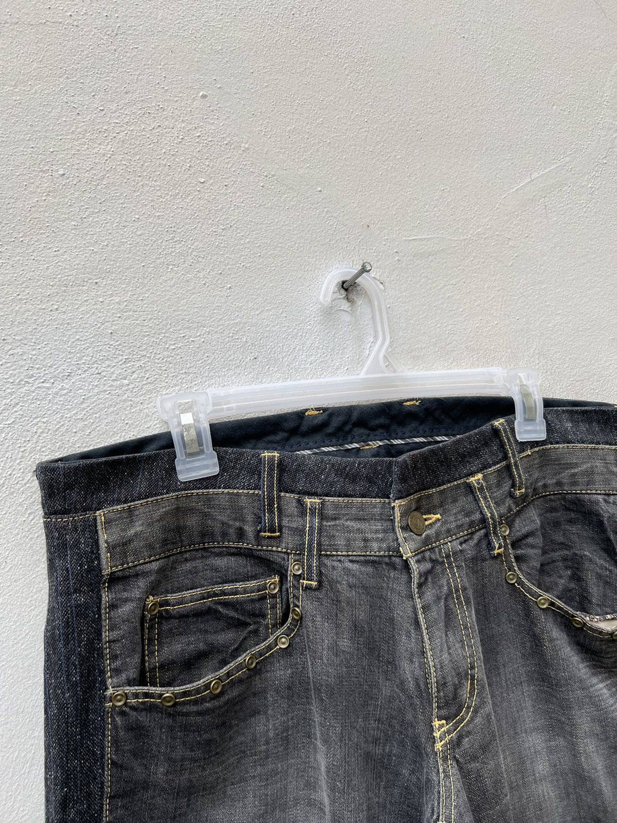 Nicole Club Monsieur Nicole Japan Hybrid Denim Jeans Size US 34 / EU 50 - 4 Thumbnail