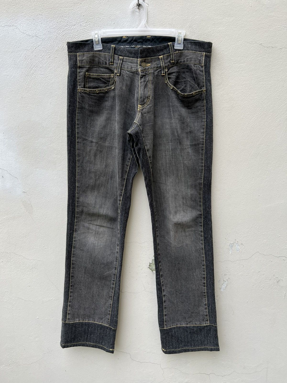 Nicole Club Monsieur Nicole Japan Hybrid Denim Jeans Size US 34 / EU 50 - 3 Thumbnail
