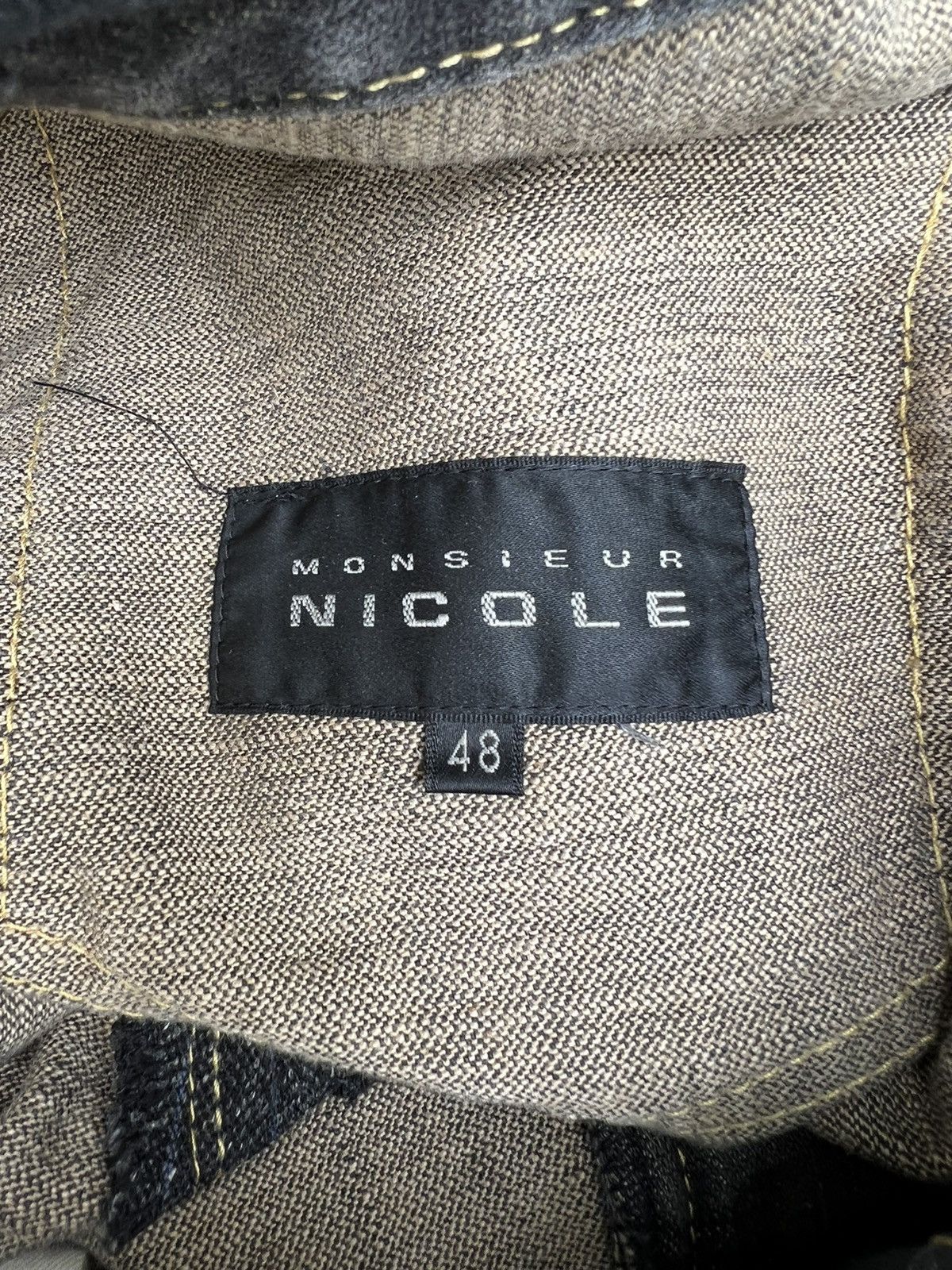 Nicole Club Monsieur Nicole Japan Hybrid Denim Jeans Size US 34 / EU 50 - 17 Thumbnail