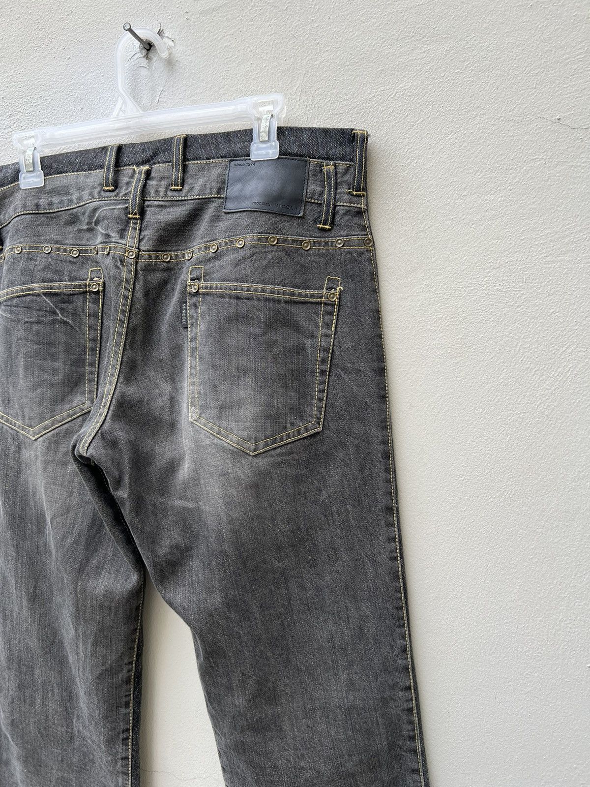 Nicole Club Monsieur Nicole Japan Hybrid Denim Jeans Size US 34 / EU 50 - 13 Thumbnail