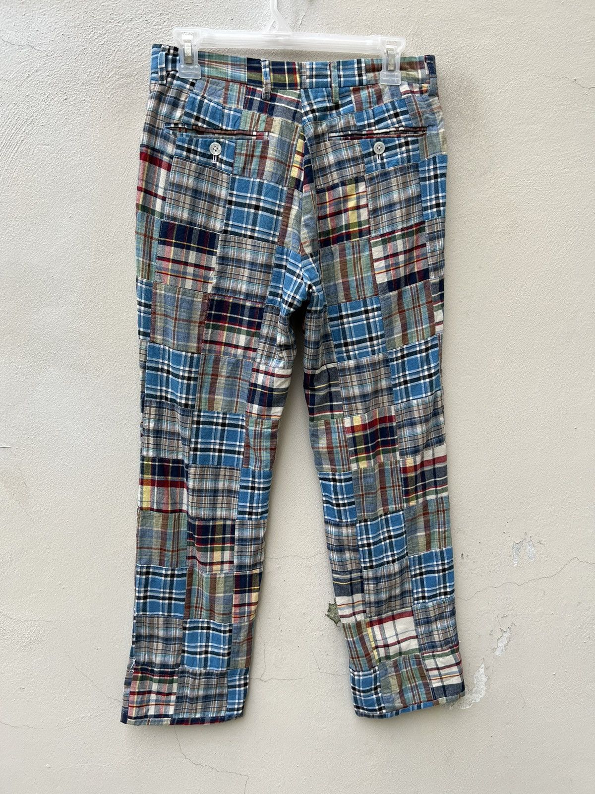 United Arrows VTG United Arrows Japan MultiColor Patchwork Crop Trouser Size US 29 - 8 Thumbnail