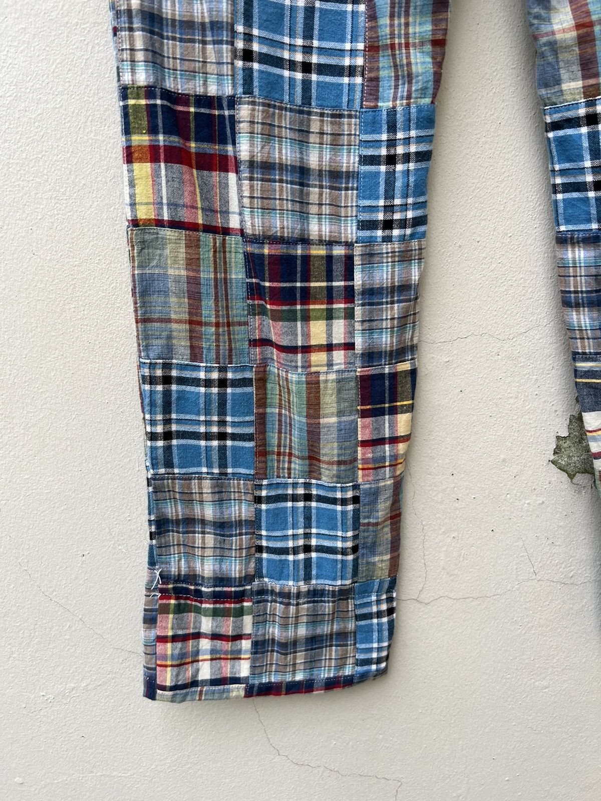 United Arrows VTG United Arrows Japan MultiColor Patchwork Crop Trouser Size US 29 - 10 Thumbnail