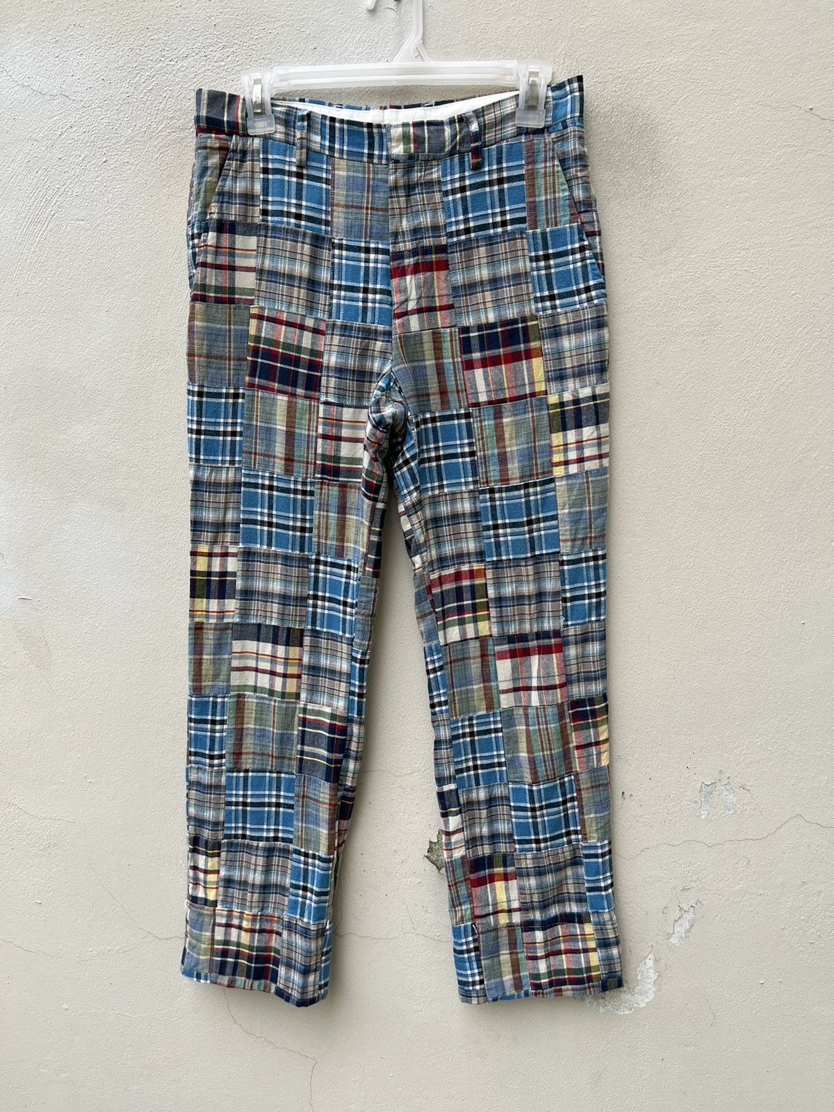 United Arrows VTG United Arrows Japan MultiColor Patchwork Crop Trouser Size US 29 - 3 Thumbnail