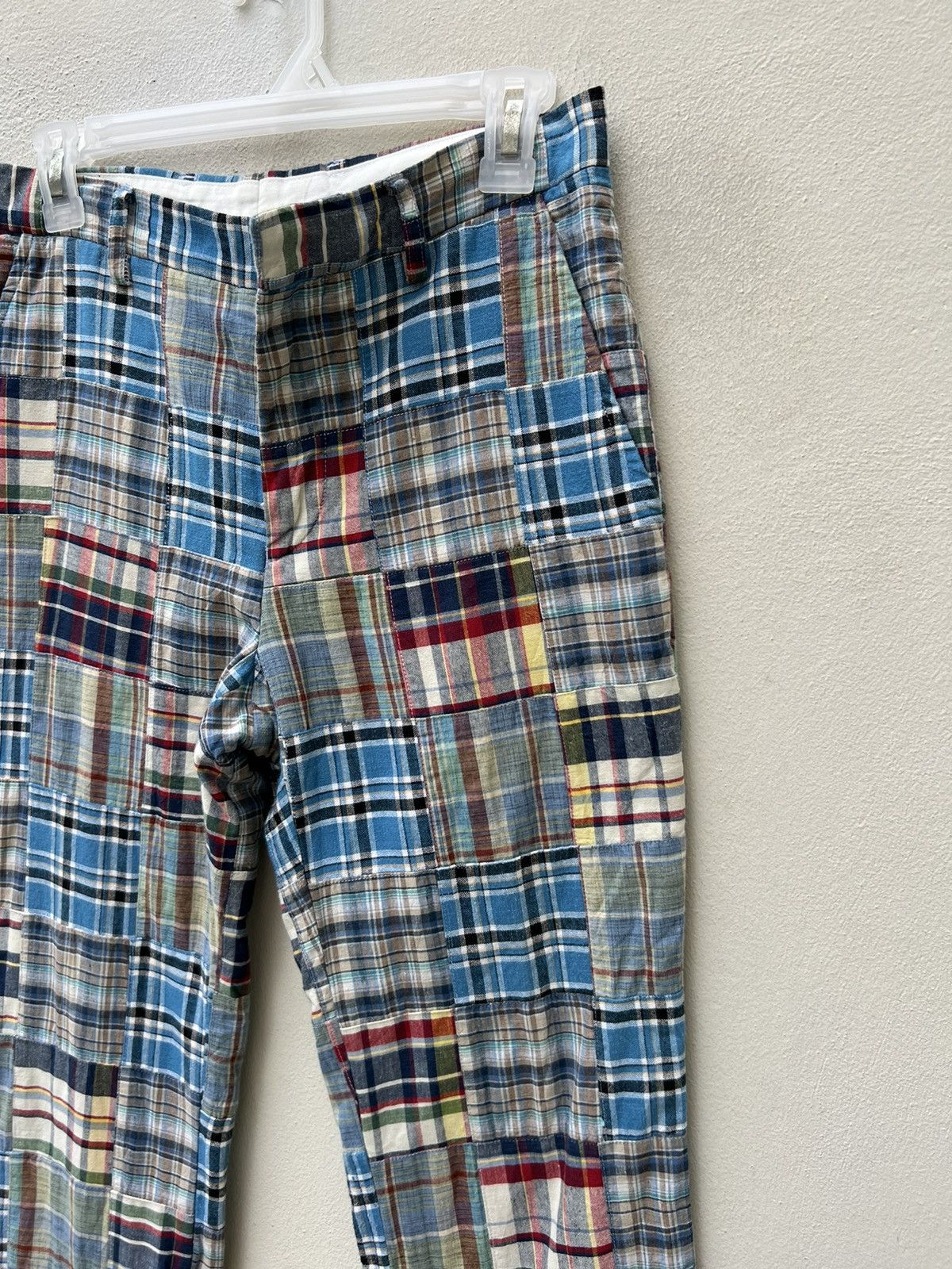 United Arrows VTG United Arrows Japan MultiColor Patchwork Crop Trouser Size US 29 - 6 Thumbnail