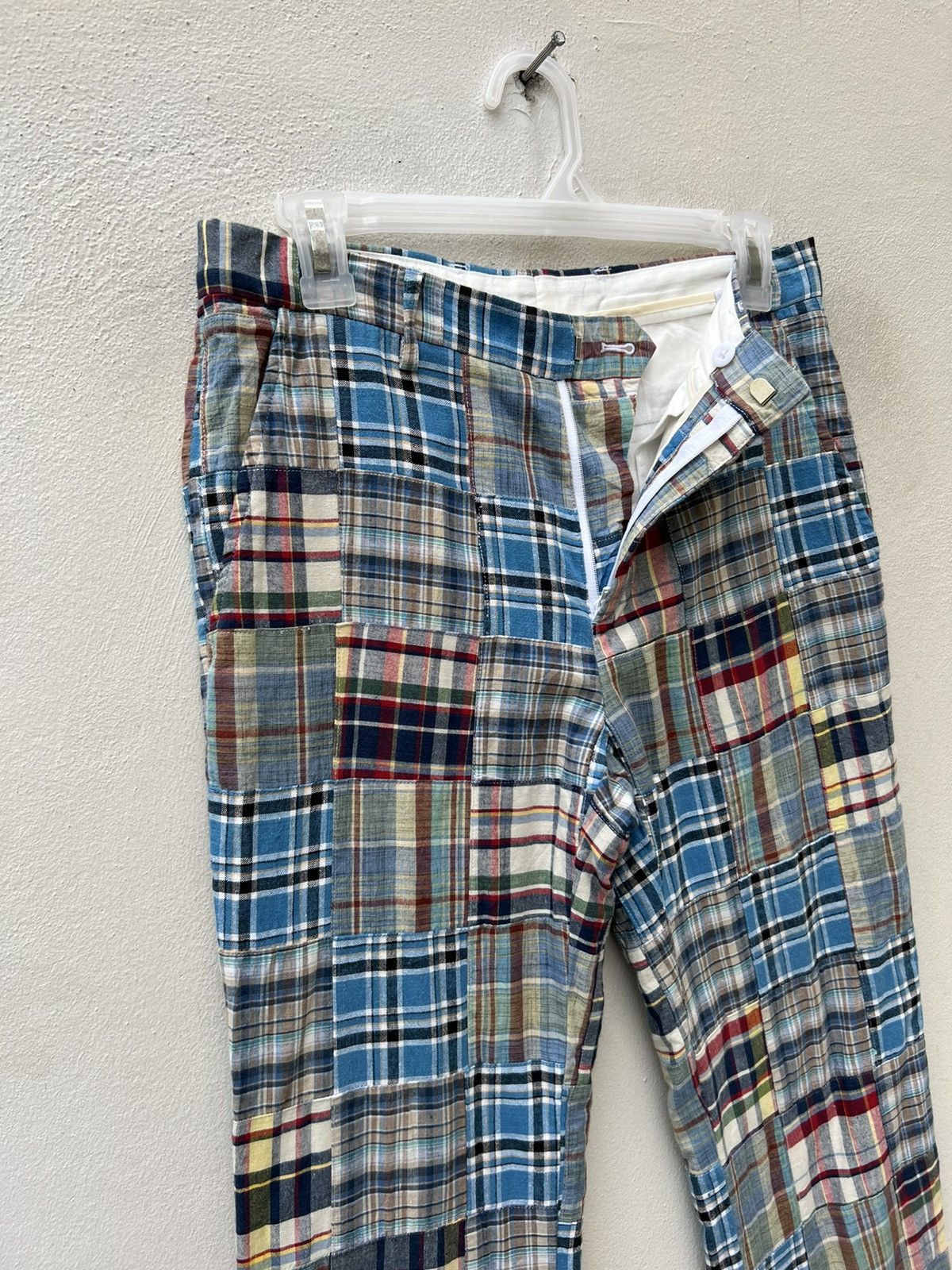 United Arrows VTG United Arrows Japan MultiColor Patchwork Crop Trouser Size US 29 - 4 Thumbnail