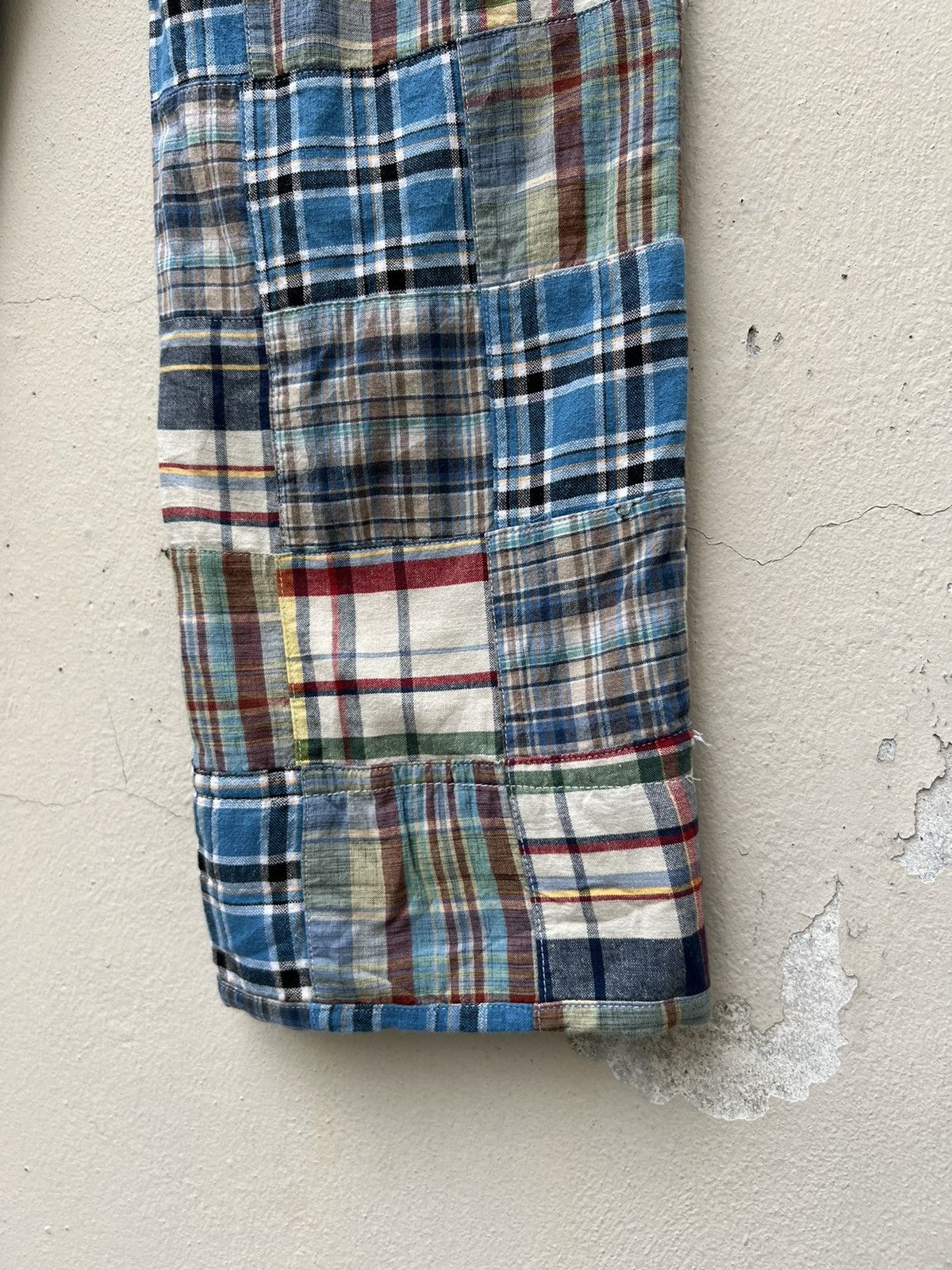 United Arrows VTG United Arrows Japan MultiColor Patchwork Crop Trouser Size US 29 - 12 Thumbnail