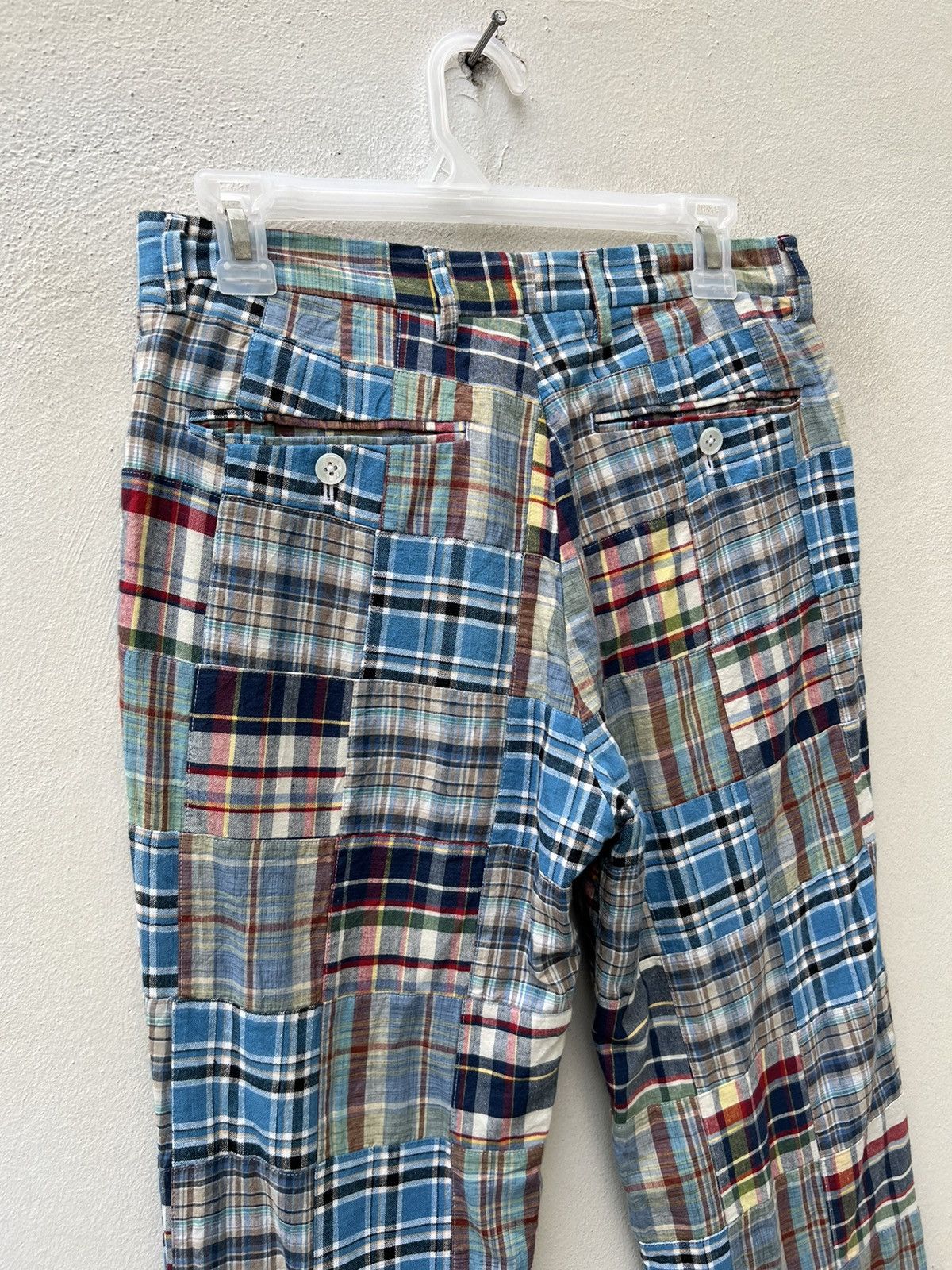 United Arrows VTG United Arrows Japan MultiColor Patchwork Crop Trouser Size US 29 - 9 Thumbnail