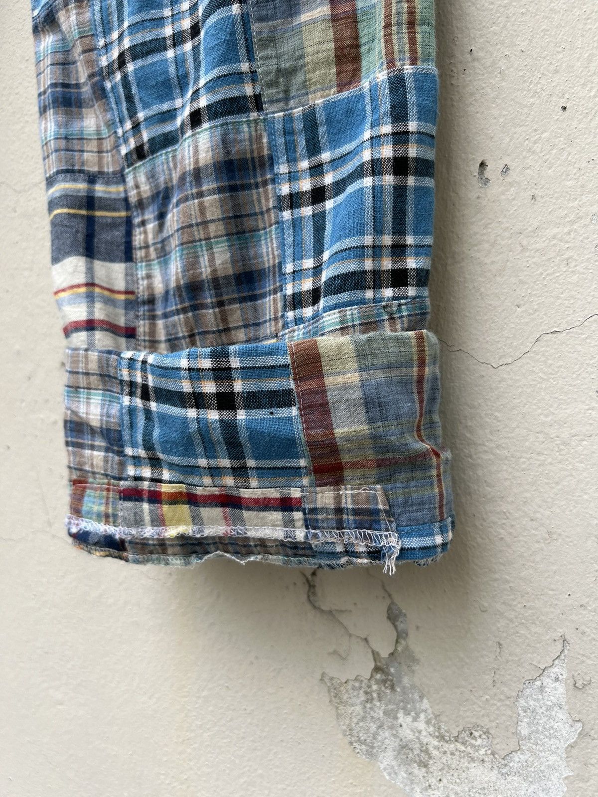 United Arrows VTG United Arrows Japan MultiColor Patchwork Crop Trouser Size US 29 - 13 Thumbnail