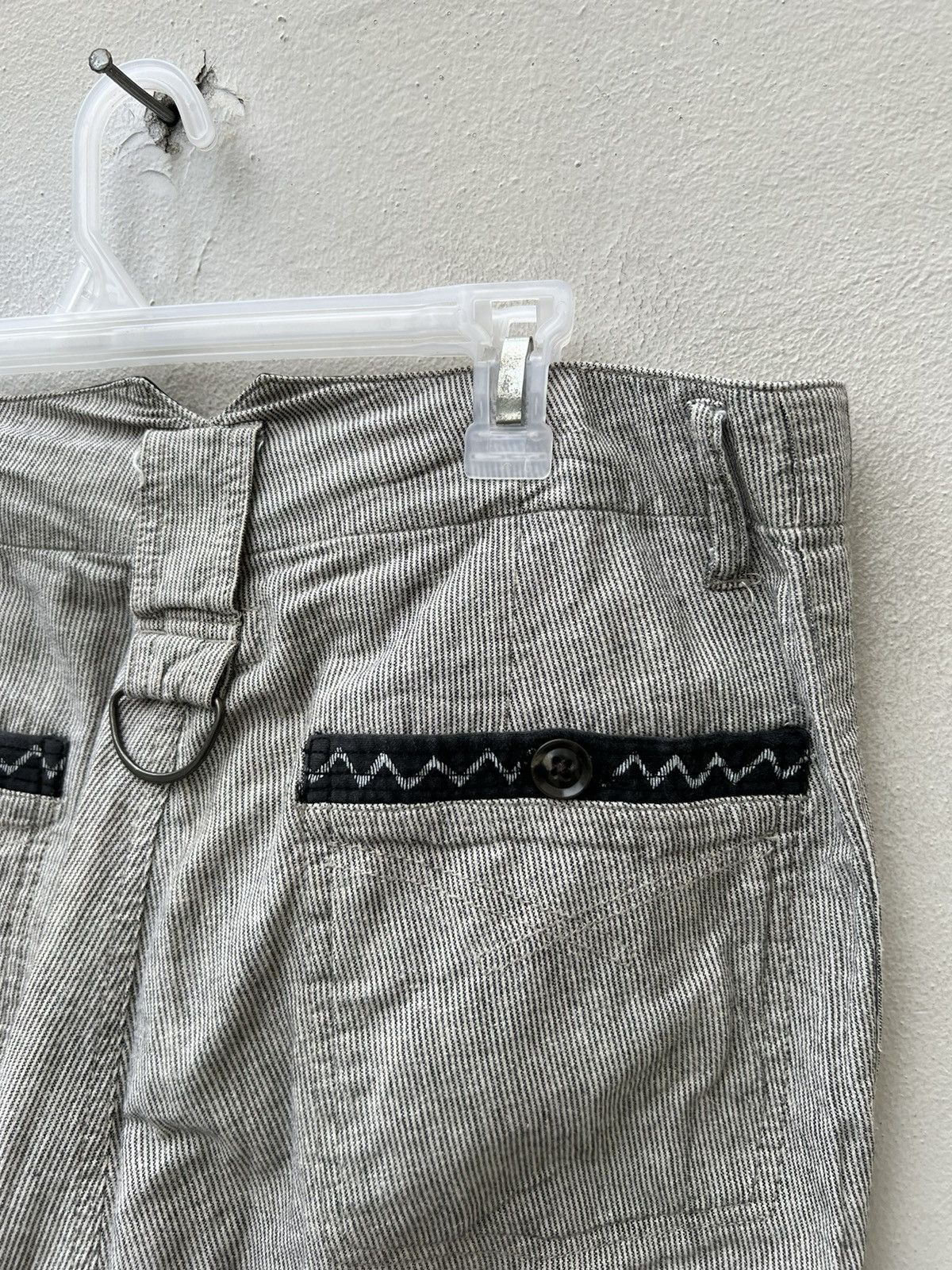 PPFM Vintage PPFM Japan Striped Fishtail Trouser Pant Size US 32 / EU 48 - 12 Thumbnail