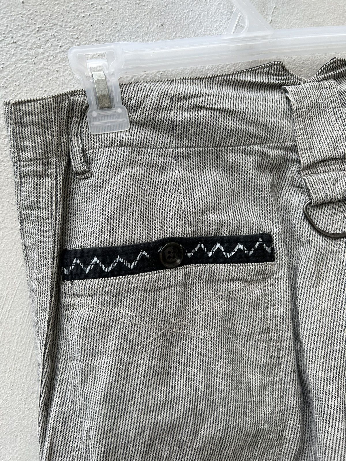 PPFM Vintage PPFM Japan Striped Fishtail Trouser Pant Size US 32 / EU 48 - 10 Thumbnail