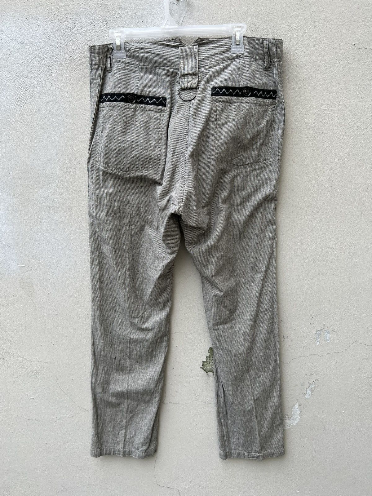 PPFM Vintage PPFM Japan Striped Fishtail Trouser Pant Size US 32 / EU 48 - 9 Thumbnail