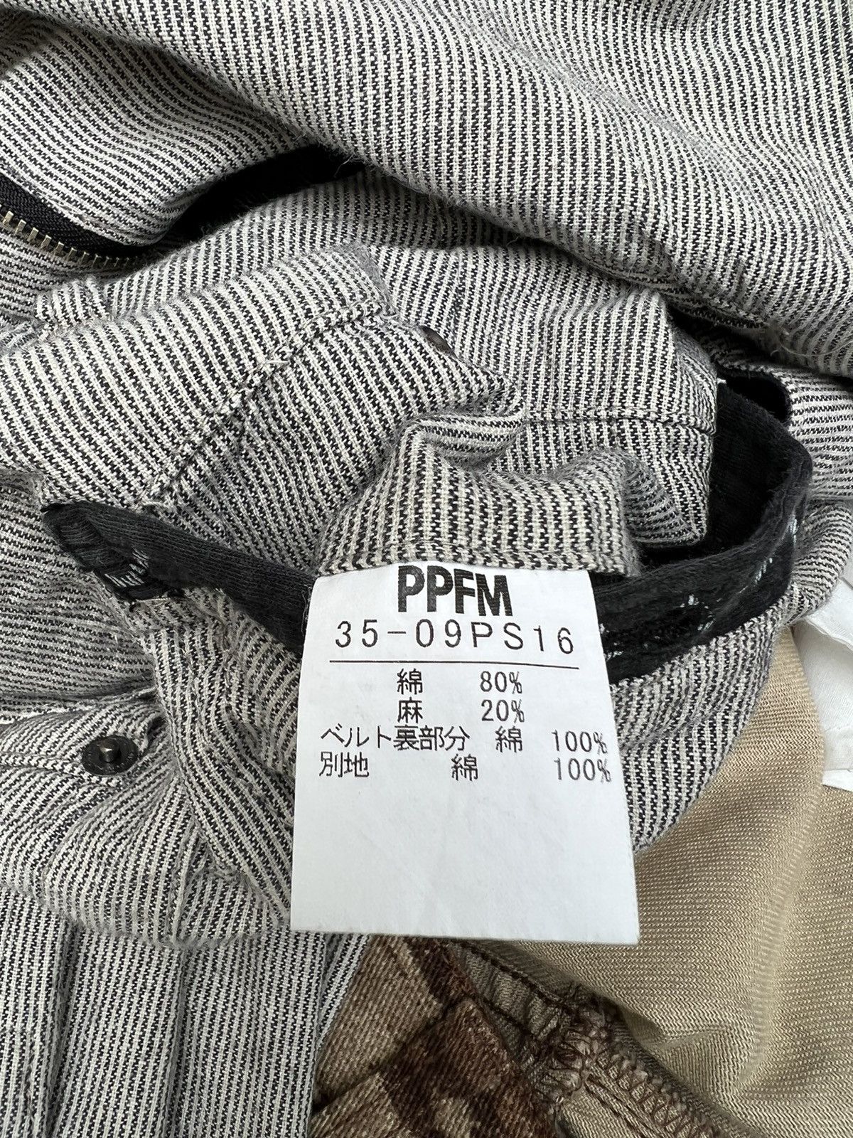 PPFM Vintage PPFM Japan Striped Fishtail Trouser Pant Size US 32 / EU 48 - 17 Thumbnail