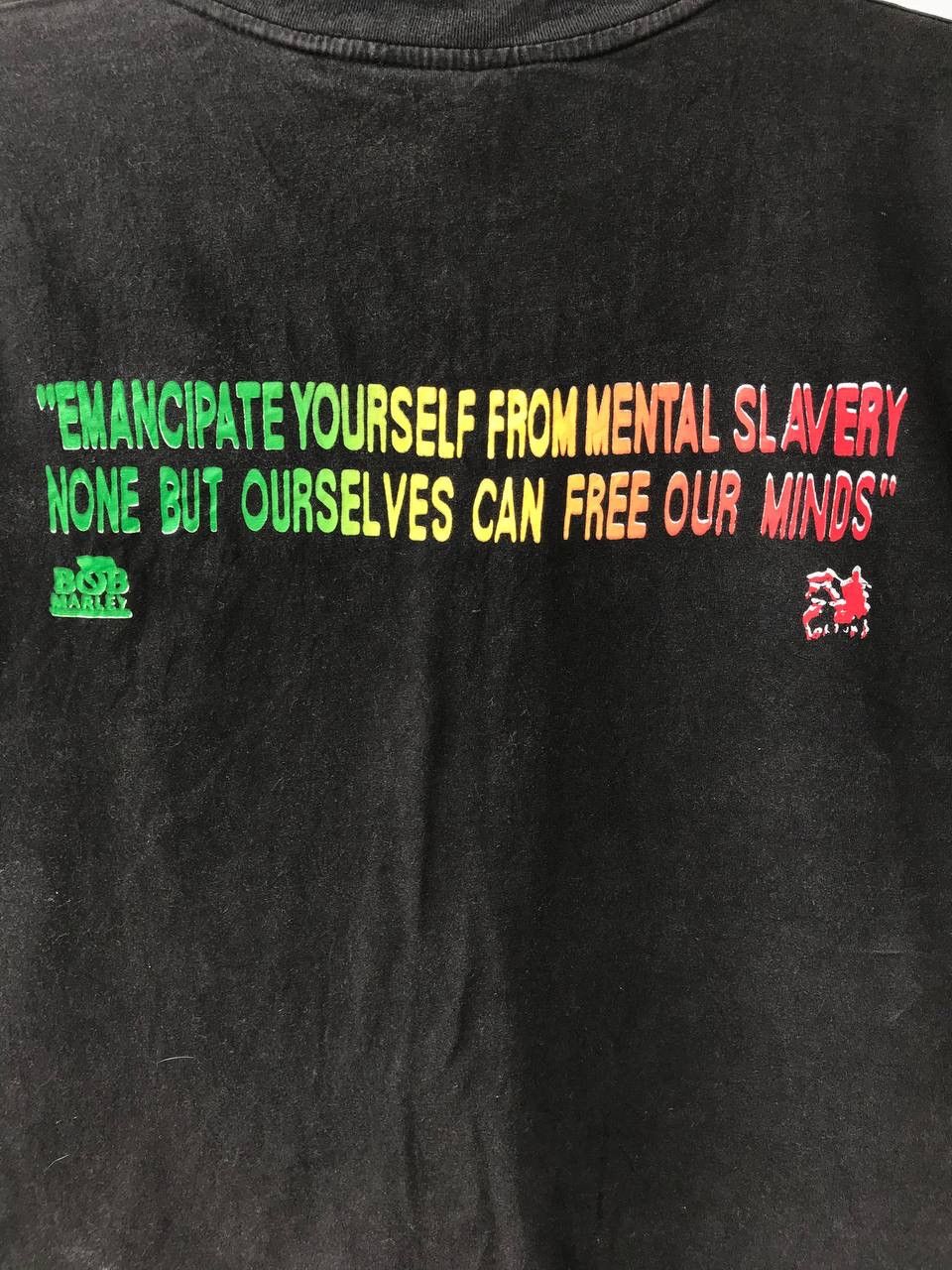 Bob Marley VINTAGE BOOTLEG BOB MARLEY RASTAFARIAN TEE Size US L / EU 52-54 / 3 - 6 Thumbnail