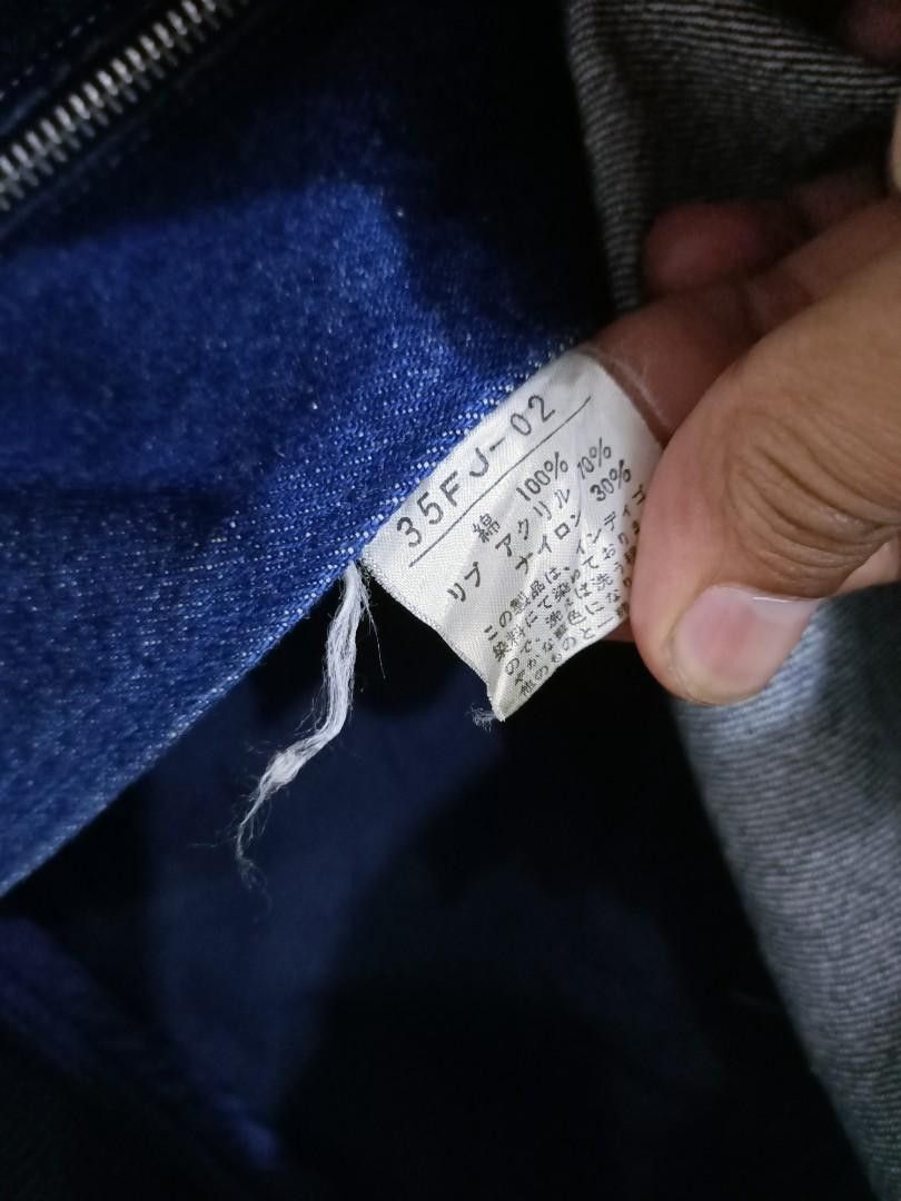 Designer × Japanese Brand × Vintage Vintage designer atsuki onishi patchwork denim bomber Size US M / EU 48-50 / 2 - 10 Thumbnail