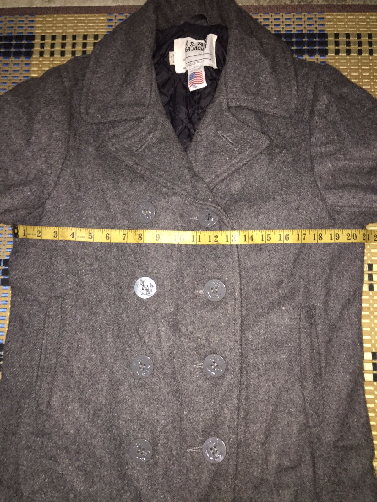 Schott Schott Us 740n Wool Peacoat Jacket Military Size US M / EU 48-50 / 2 - 5 Thumbnail