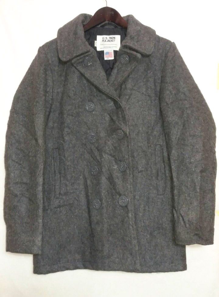 Schott Schott Us 740n Wool Peacoat Jacket Military Size US M / EU 48-50 / 2 - 1 Thumbnail