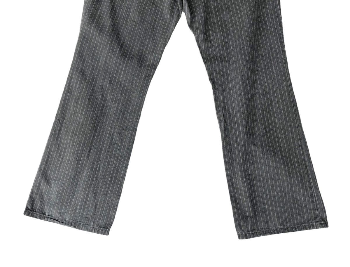 If Six Was Nine × Japanese Brand × Tornado Mart 🔥Japanese Tornado Mart Stripes Flare Jeans 🔥 Size US 30 / EU 46 - 6 Thumbnail