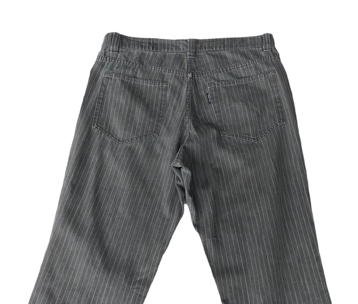 If Six Was Nine × Japanese Brand × Tornado Mart 🔥Japanese Tornado Mart Stripes Flare Jeans 🔥 Size US 30 / EU 46 - 5 Thumbnail