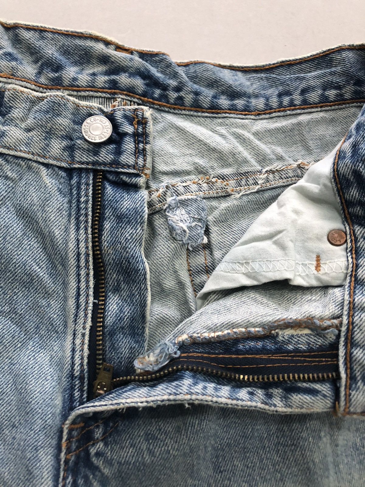 Levi's Vintage 90’s Levis 505 Sukajan Shorts Pants Size US 31 - 5 Thumbnail