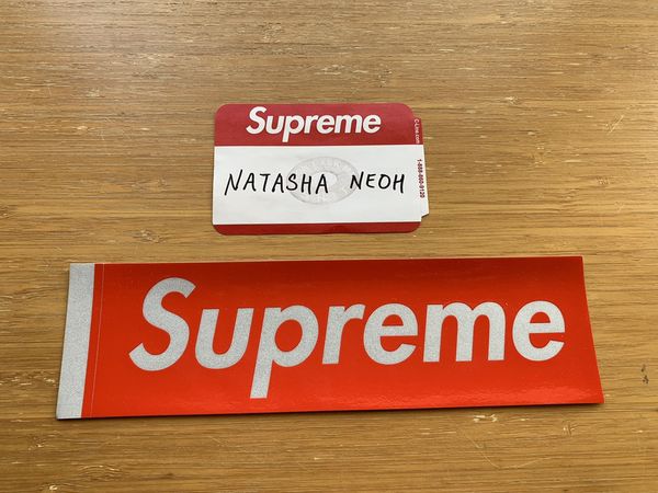 Supreme Supreme 3M Reflective Box Logo sticker | Grailed