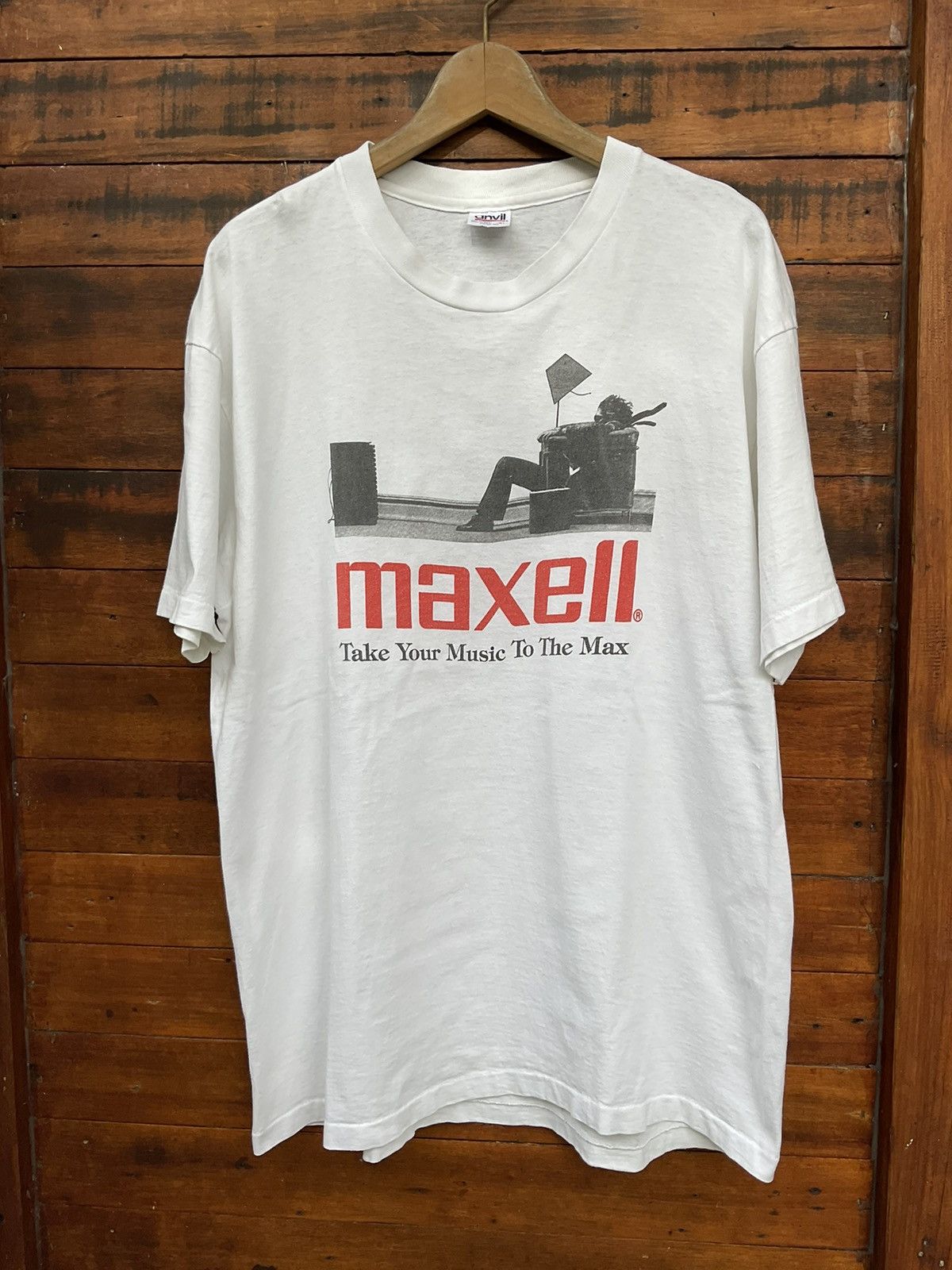 Rap Tees × Travis Scott × Vintage Vintage 90s Maxell “Blown