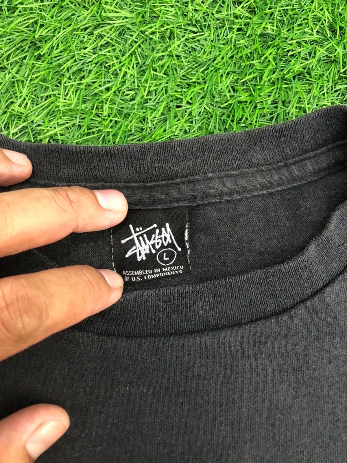 Stussy × Vintage Vtg Stussy NYC International Worldwide Long Sleeve T-shirt Size US L / EU 52-54 / 3 - 4 Thumbnail