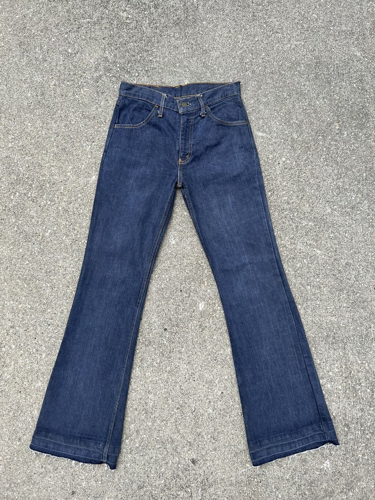 Levi's Vintage 60s 70s Levi’s Big E Orange Tab Denim Bootcut Jeans Size US 27 - 1 Thumbnail