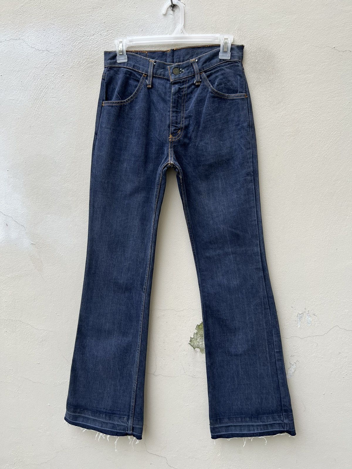 Levi's Vintage 60s 70s Levi’s Big E Orange Tab Denim Bootcut Jeans Size US 27 - 3 Thumbnail