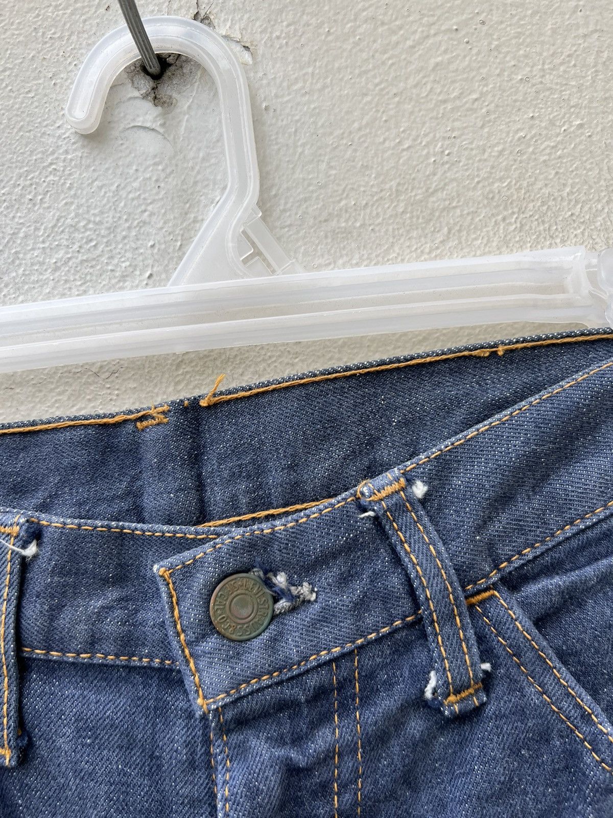 Levi's Vintage 60s 70s Levi’s Big E Orange Tab Denim Bootcut Jeans Size US 27 - 4 Thumbnail